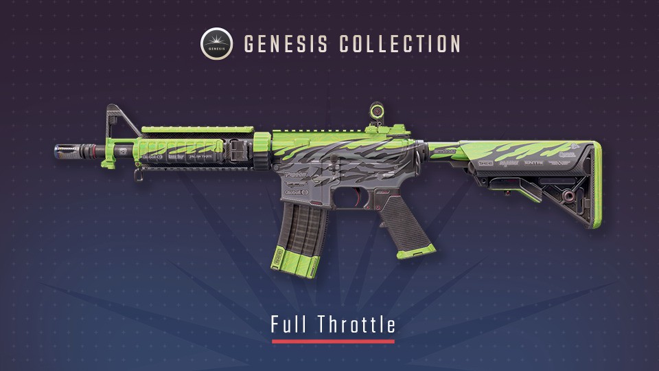 M4a4 Full Throttle Cs2 Skin