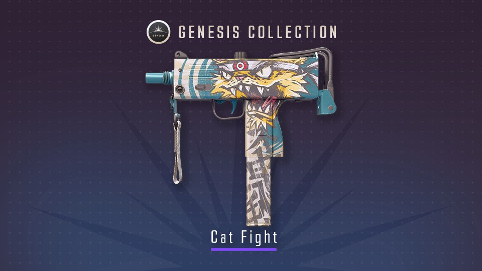 Mac 10 Cat Fight Cs2 Skin