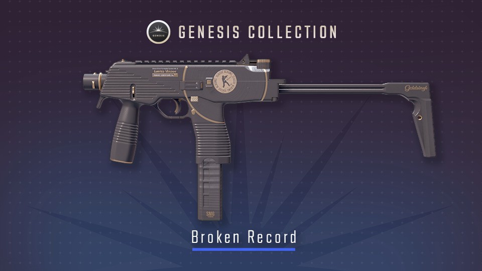 Mp9 Broken Record Cs2 Skin