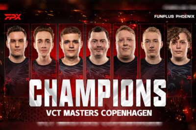 FUNPLUS PHOENIX GIÀNH CHIẾN THẮNG VCT CHAMPIONS STAGE 2: MASTERS COPENHAGEN, ĐÁNH BẠI PAPER REX 3-2