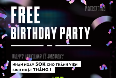 FREE BIRTHDAY PARTY