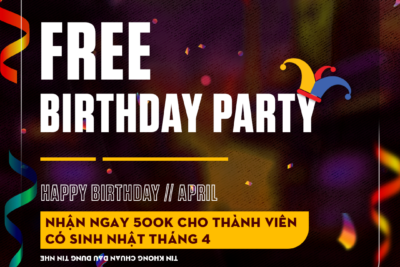 FREE BIRTHDAY PARTY